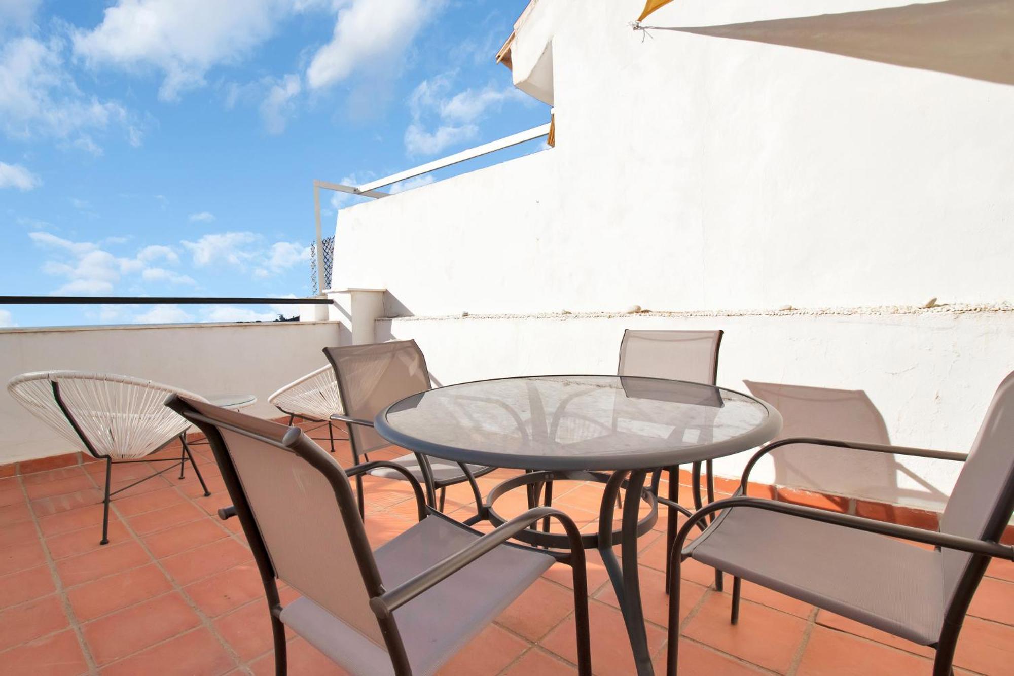 Апартаменты Duplex Estilo Boho Con Increible Terraza Y Vistas Al Mar En Estepona - Las Abejeras 609 Экстерьер фото