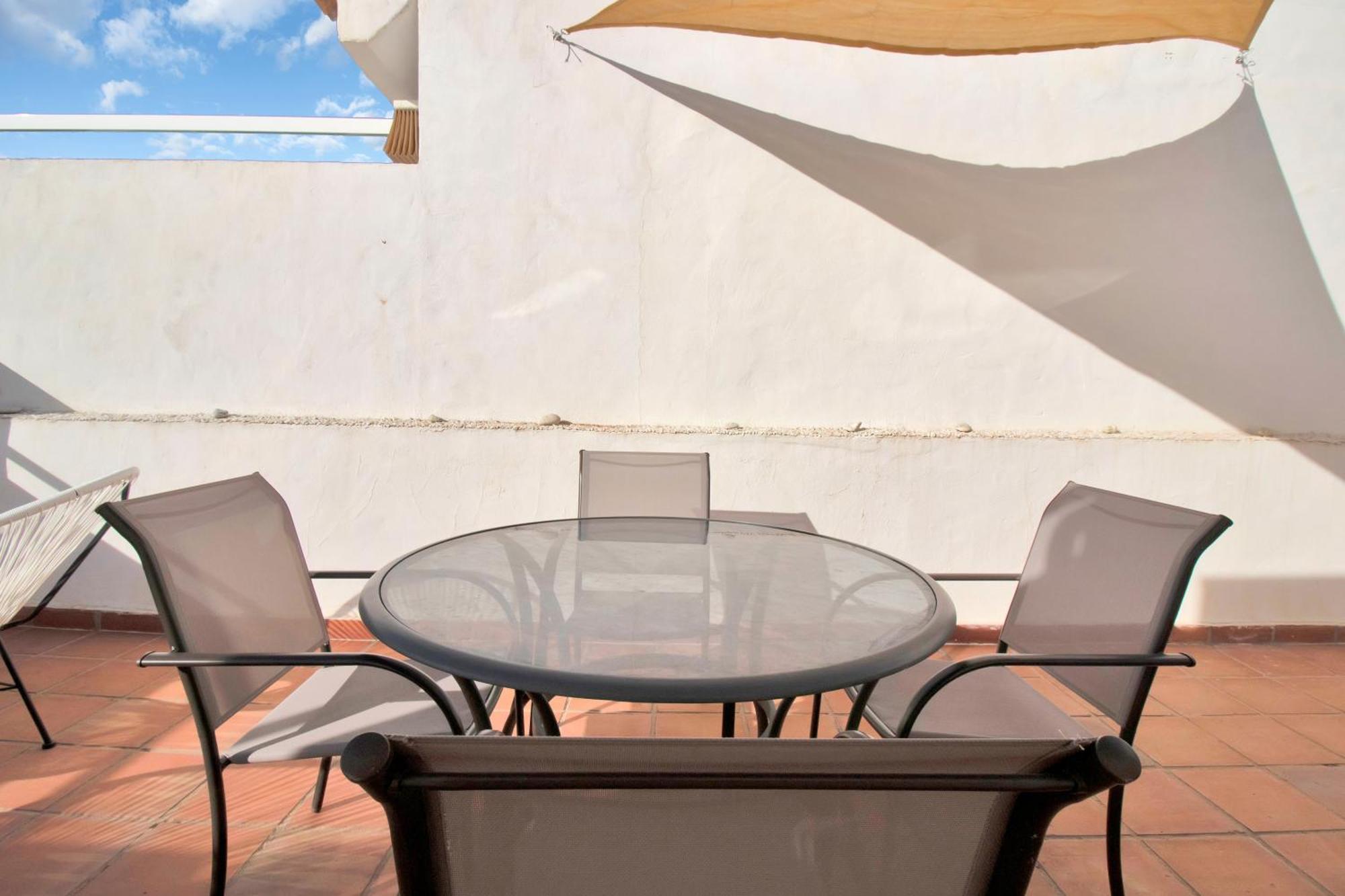 Апартаменты Duplex Estilo Boho Con Increible Terraza Y Vistas Al Mar En Estepona - Las Abejeras 609 Экстерьер фото