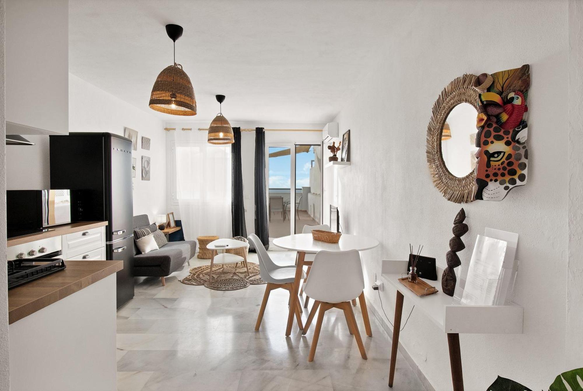Апартаменты Duplex Estilo Boho Con Increible Terraza Y Vistas Al Mar En Estepona - Las Abejeras 609 Экстерьер фото
