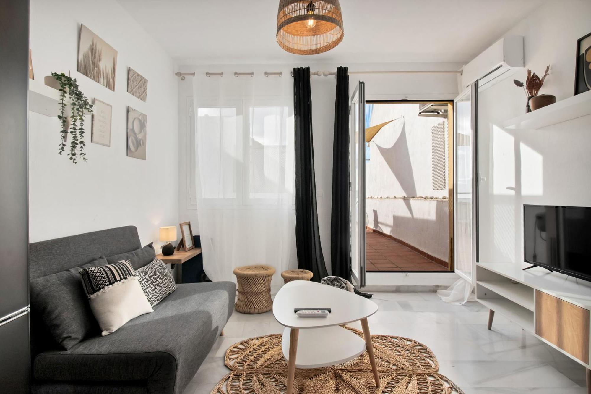 Апартаменты Duplex Estilo Boho Con Increible Terraza Y Vistas Al Mar En Estepona - Las Abejeras 609 Экстерьер фото