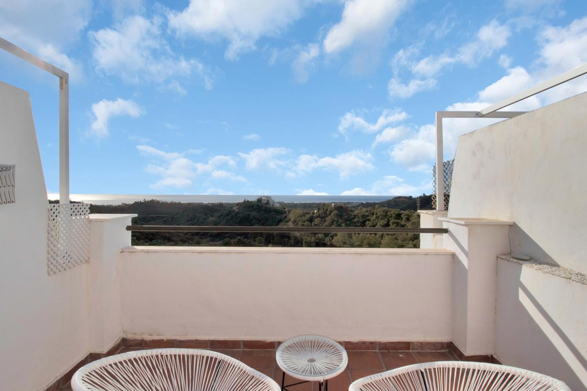 Апартаменты Duplex Estilo Boho Con Increible Terraza Y Vistas Al Mar En Estepona - Las Abejeras 609 Экстерьер фото