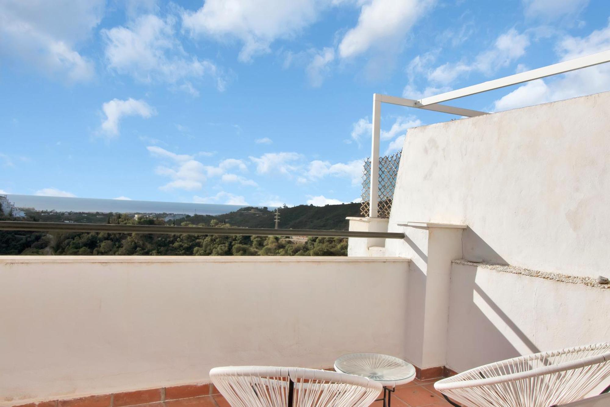 Апартаменты Duplex Estilo Boho Con Increible Terraza Y Vistas Al Mar En Estepona - Las Abejeras 609 Экстерьер фото